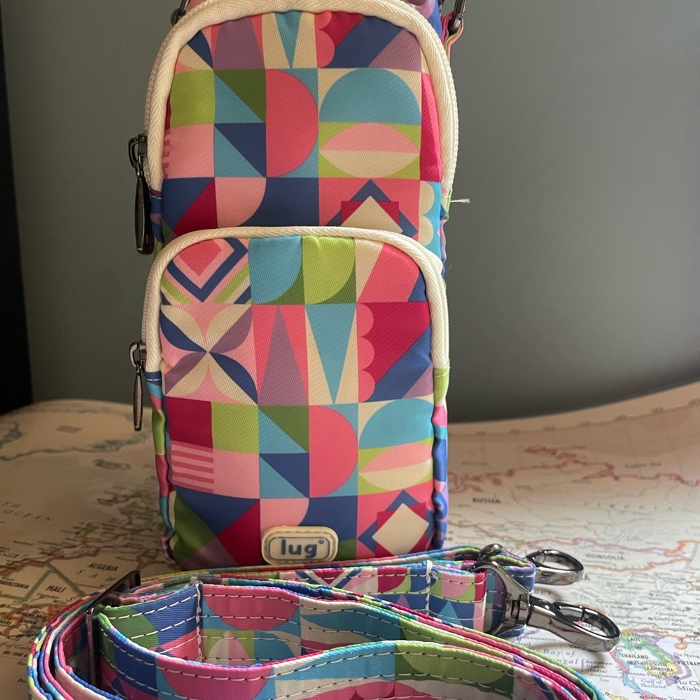 Lug Colorful Geometric Crossbody Bag